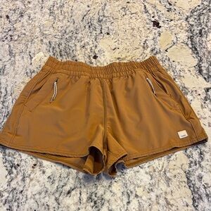 Vuori Women's Brown Athletic Shorts